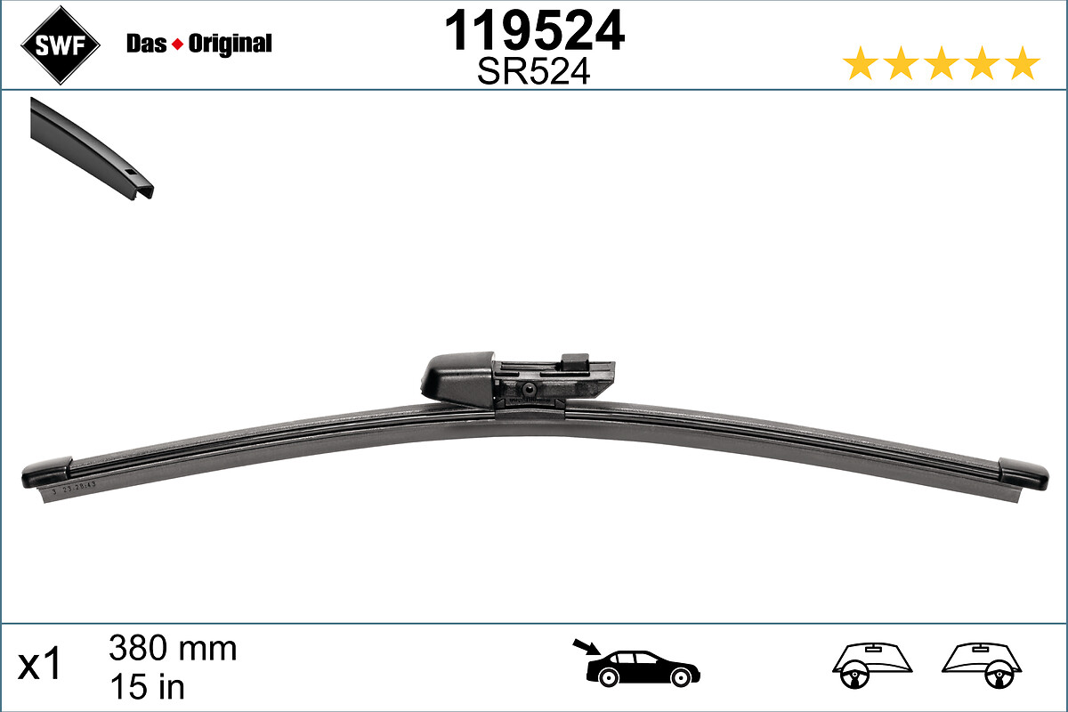 SWF 119524 DAS ORIGINAL REAR Viskerblad